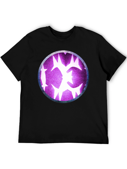 Graphic Tee - Purple Starburst Design
