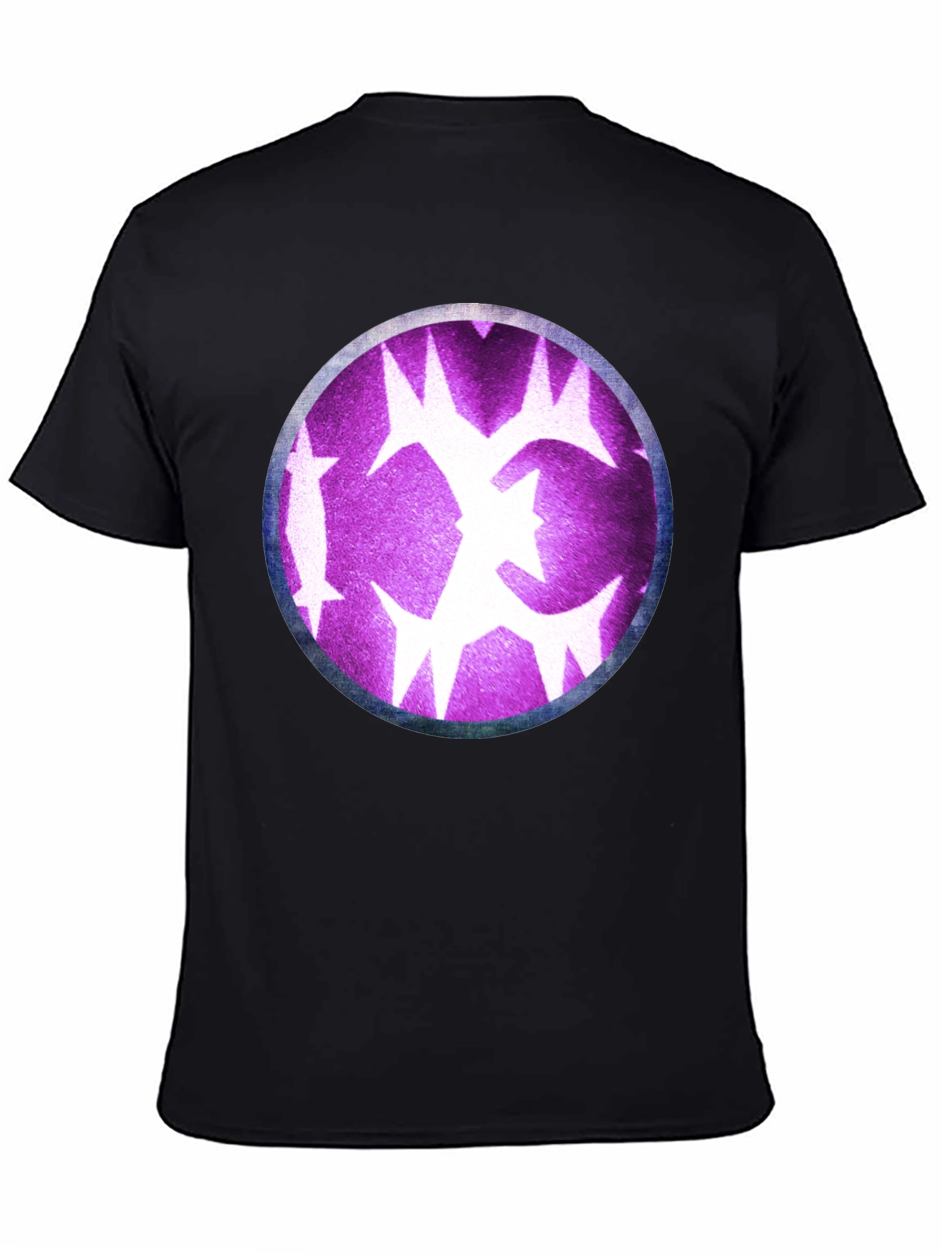 Graphic Tee - Purple Starburst Design