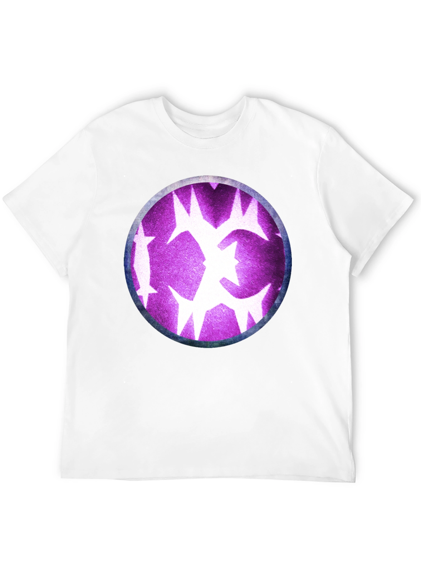Graphic Tee - Purple Starburst Design