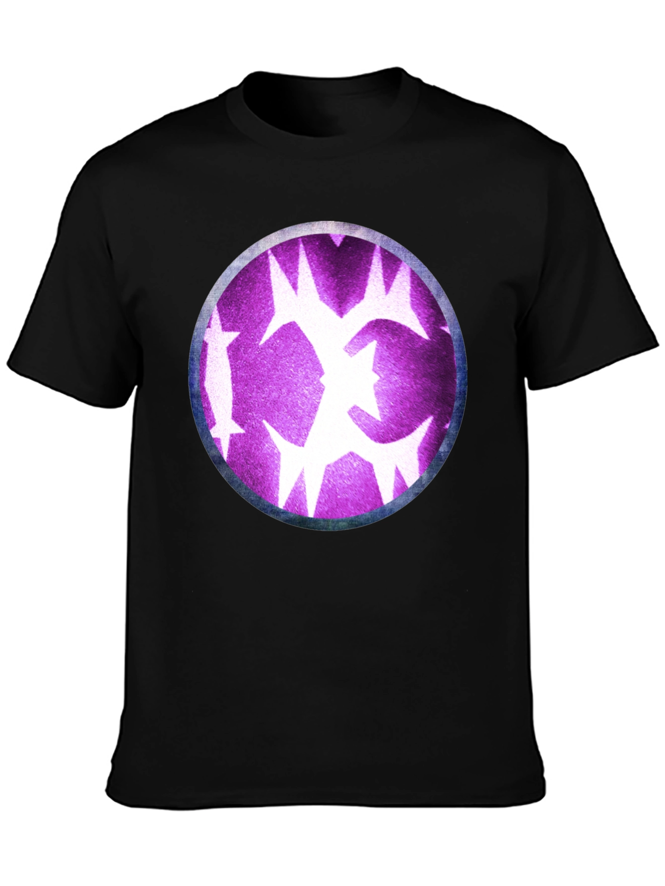 Graphic Tee - Purple Starburst Design