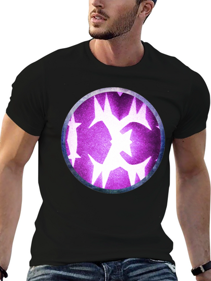 Graphic Tee - Purple Starburst Design