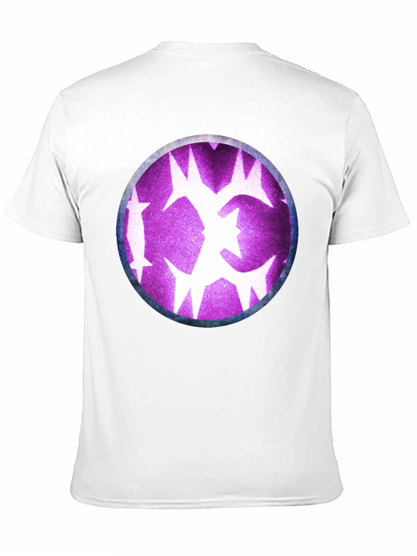 Graphic Tee - Purple Starburst Design