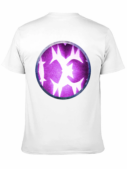 Graphic Tee - Purple Starburst Design