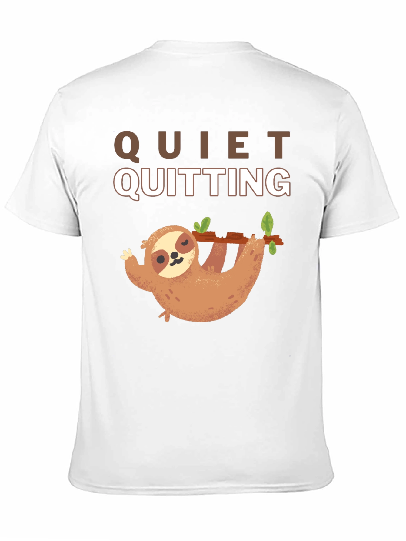 Quiet Quitting Sloth T-Shirt