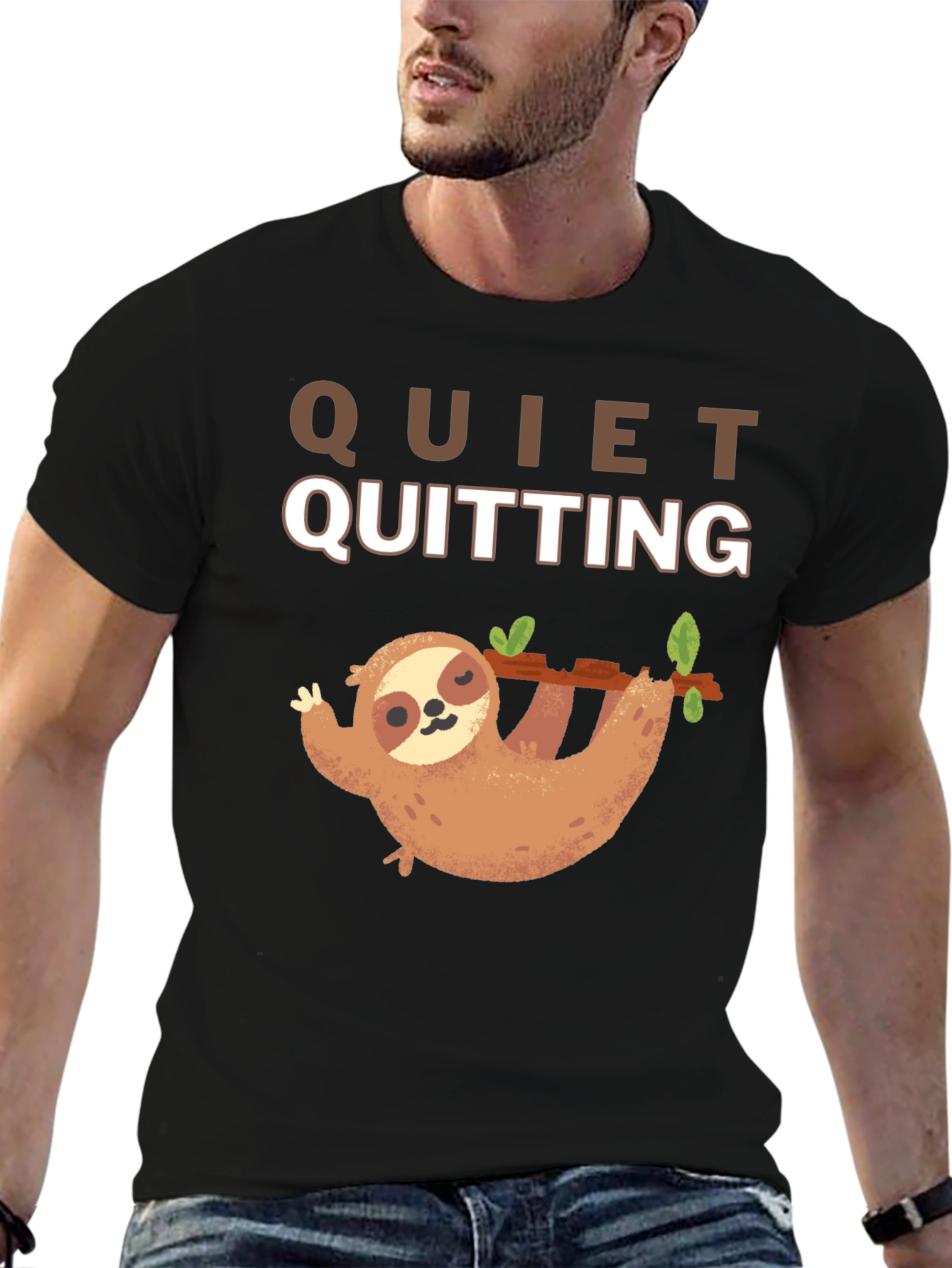 Quiet Quitting Sloth T-Shirt