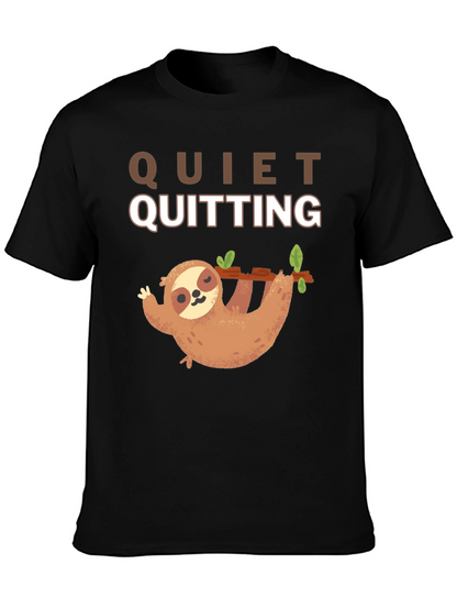 Quiet Quitting Sloth T-Shirt