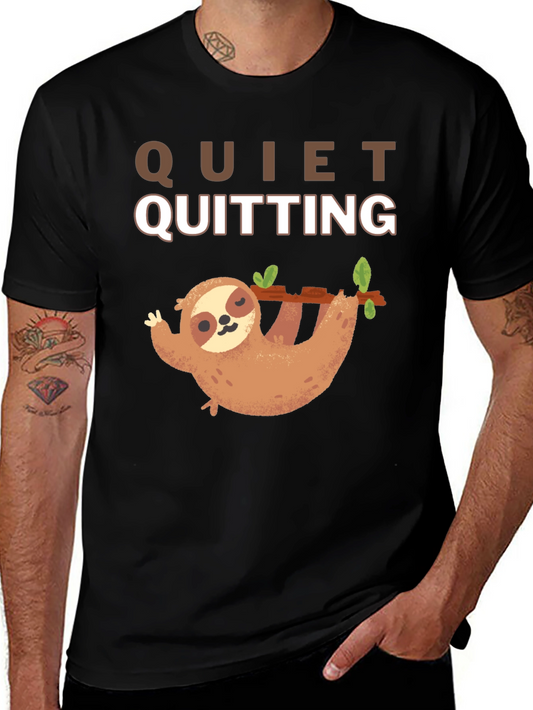 Quiet Quitting Sloth T-Shirt