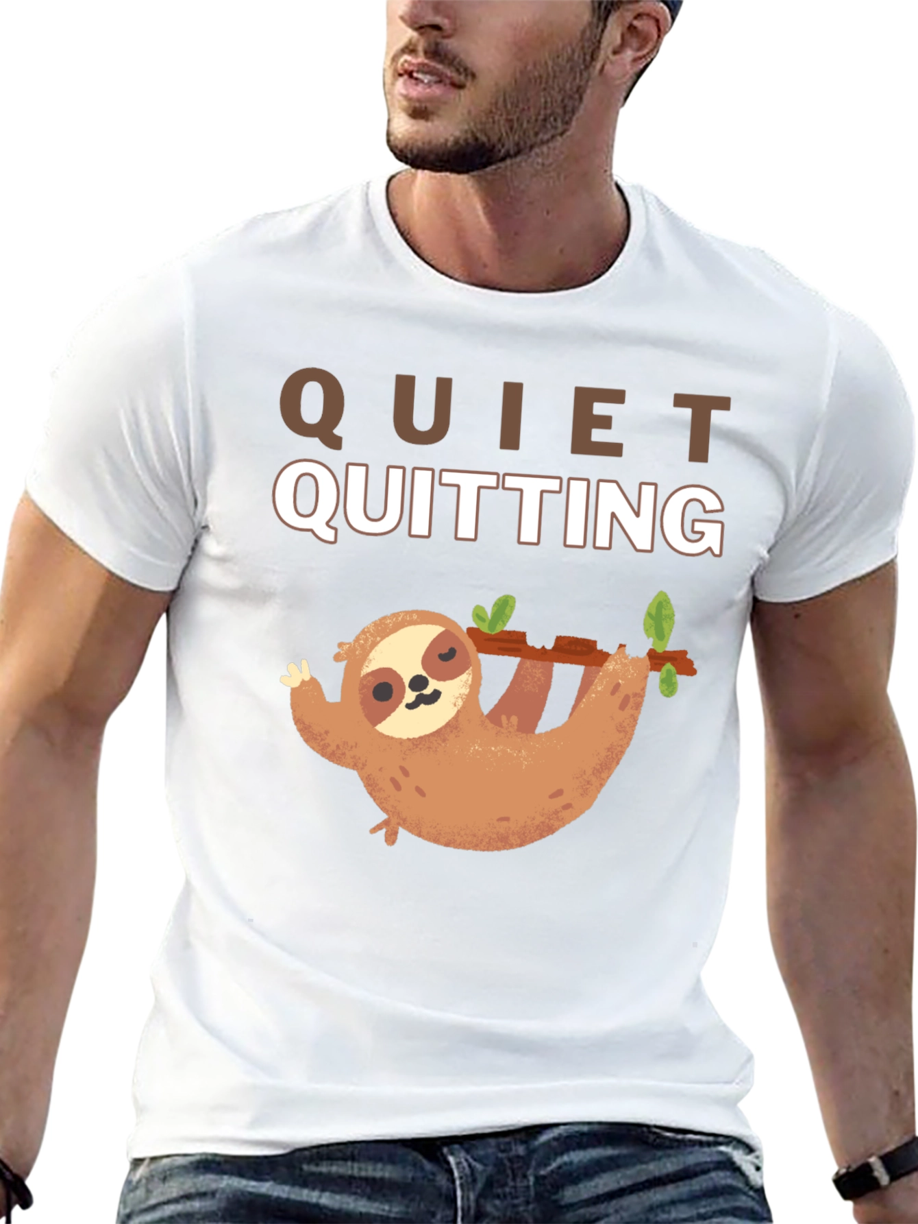 Quiet Quitting Sloth T-Shirt