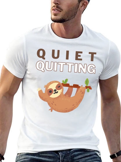 Quiet Quitting Sloth T-Shirt