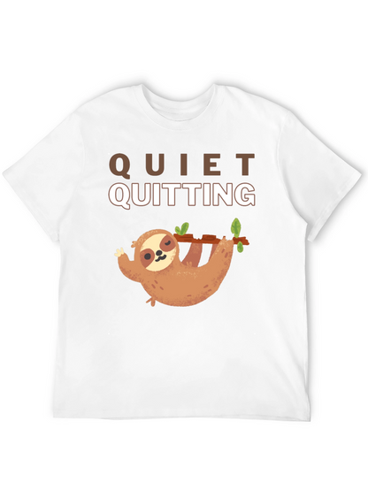 Quiet Quitting Sloth T-Shirt