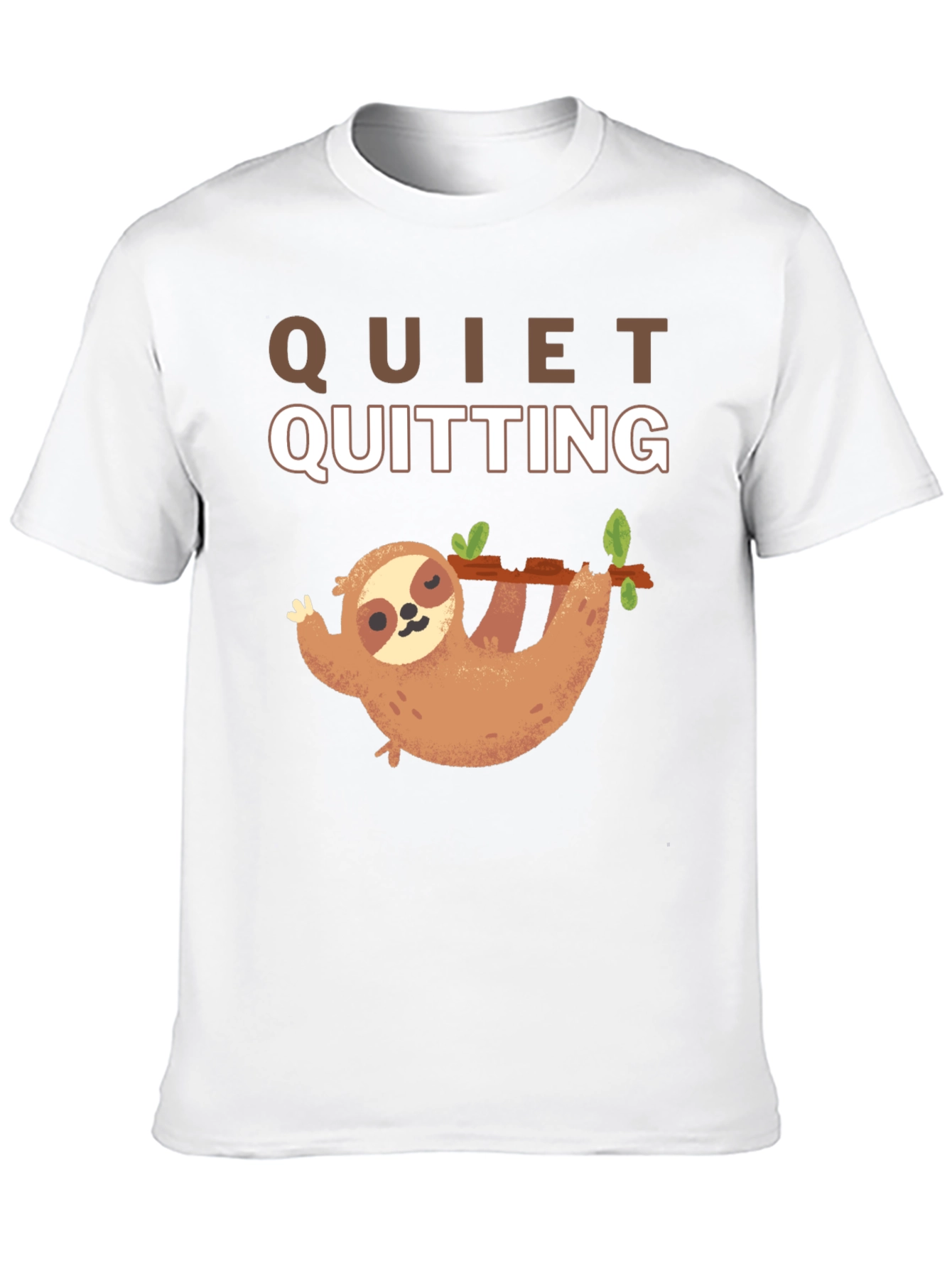 Quiet Quitting Sloth T-Shirt