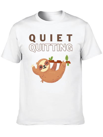 Quiet Quitting Sloth T-Shirt
