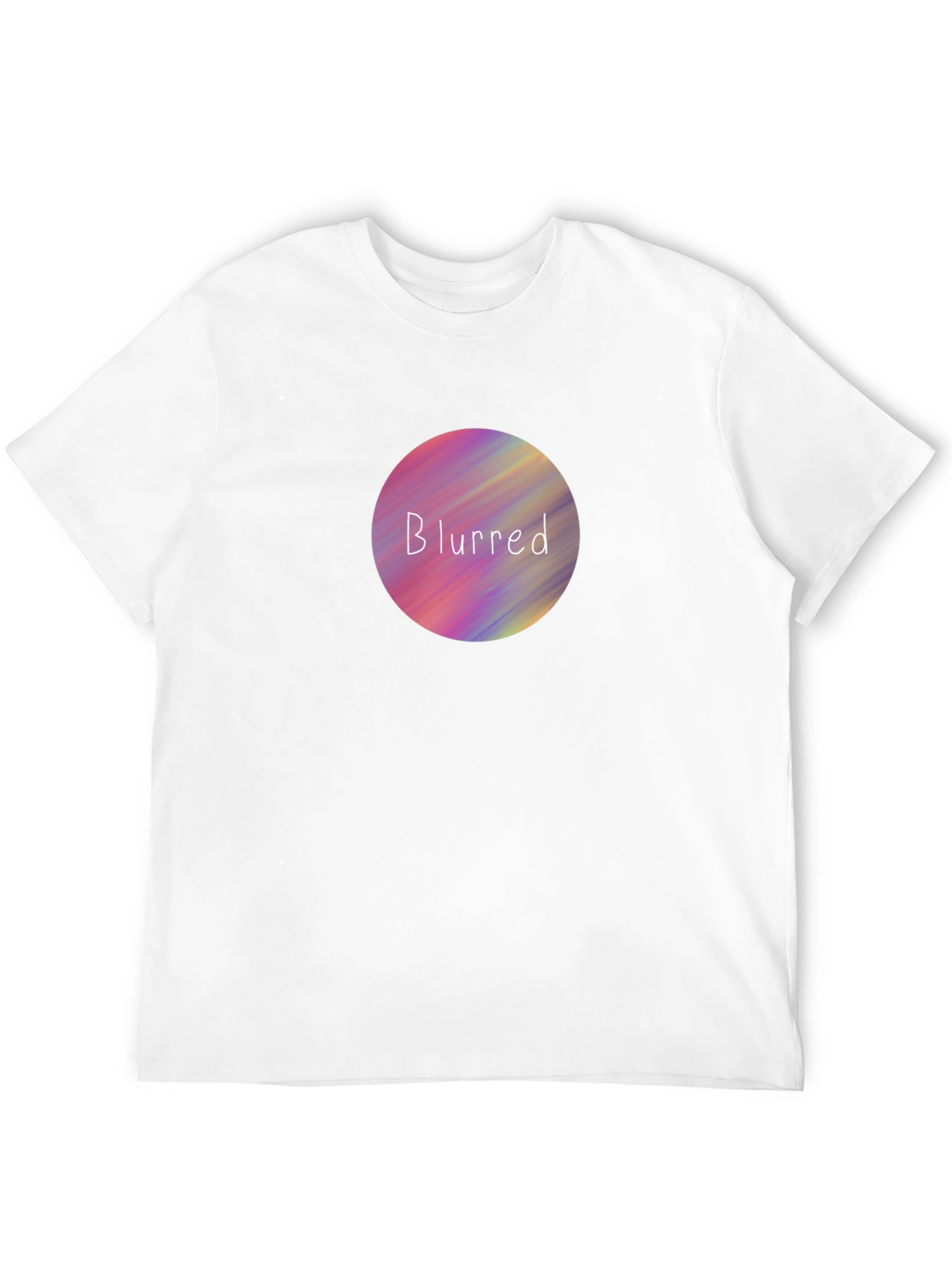 Blurred Circle Graphic T-Shirt - Soft Cotton Tee