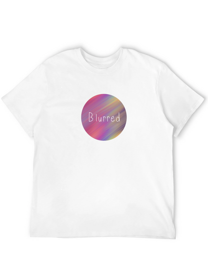 Blurred Circle Graphic T-Shirt - Soft Cotton Tee