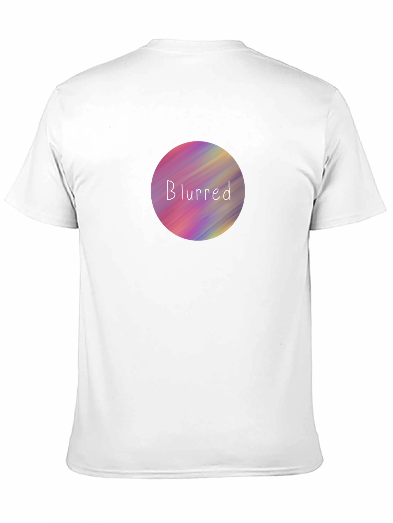 Blurred Circle Graphic T-Shirt - Soft Cotton Tee