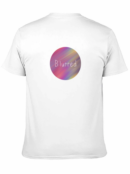 Blurred Circle Graphic T-Shirt - Soft Cotton Tee