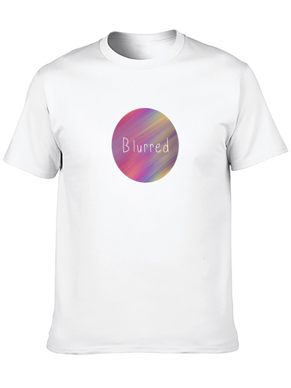 Blurred Circle Graphic T-Shirt - Soft Cotton Tee