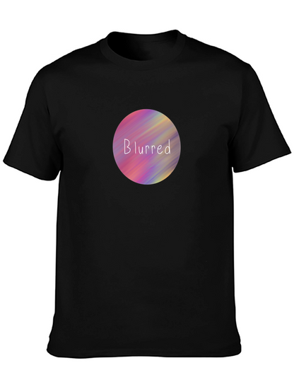 Blurred Circle Graphic T-Shirt - Soft Cotton Tee