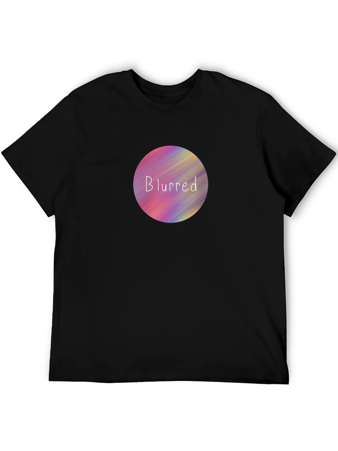 Blurred Circle Graphic T-Shirt - Soft Cotton Tee