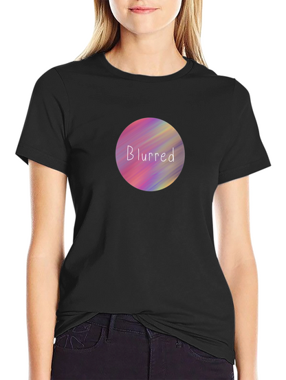 Blurred Circle Graphic T-Shirt - Soft Cotton Tee