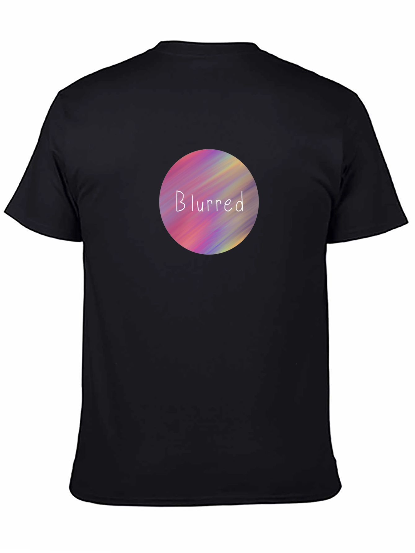 Blurred Circle Graphic T-Shirt - Soft Cotton Tee