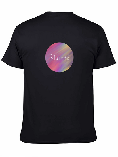 Blurred Circle Graphic T-Shirt - Soft Cotton Tee