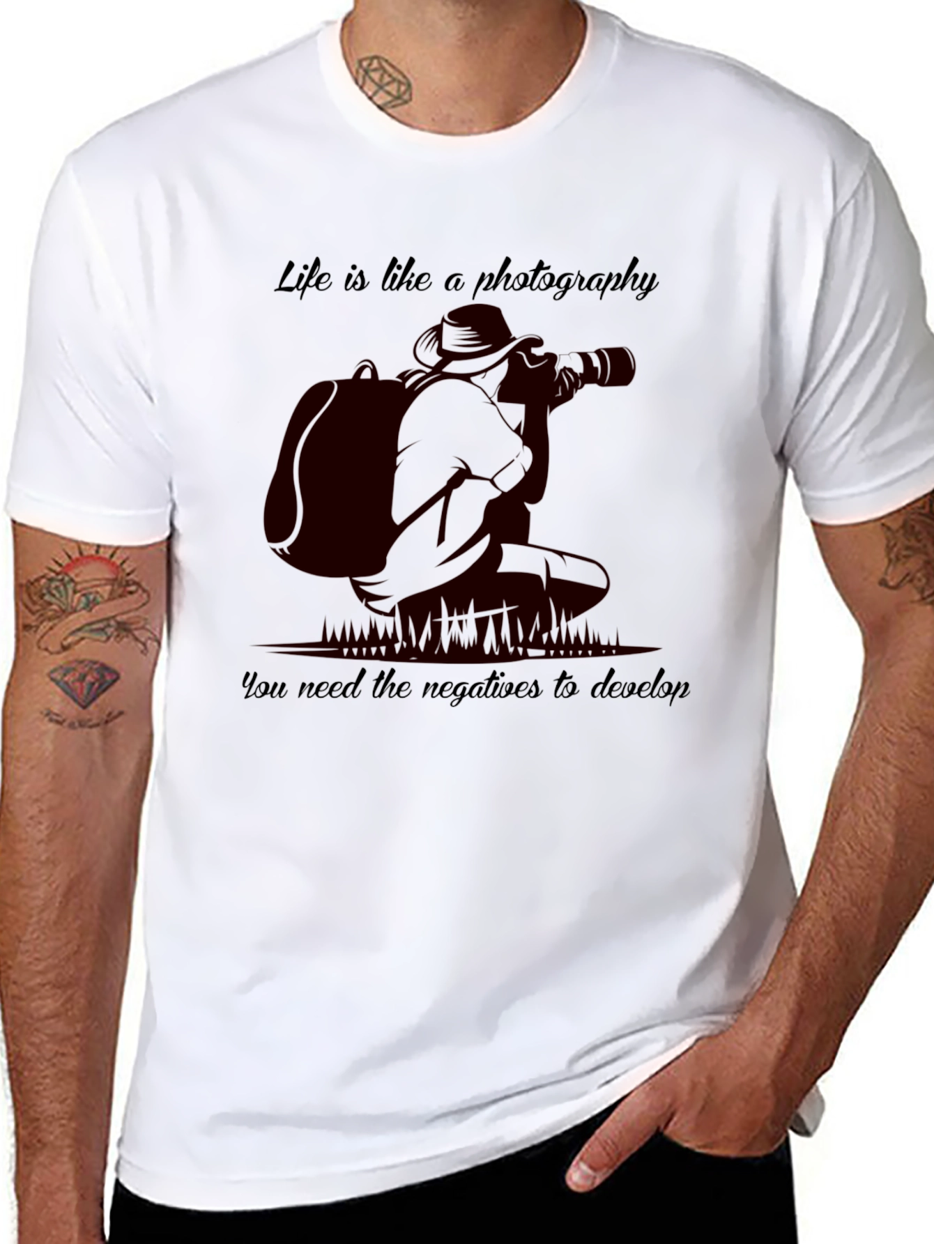 Photography Quote Graphic Print Tee