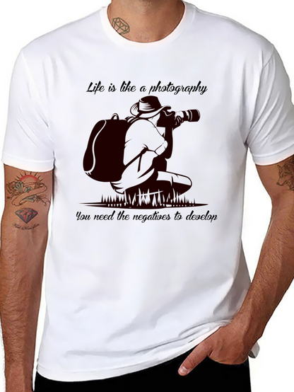 Photography Quote Graphic Print Tee