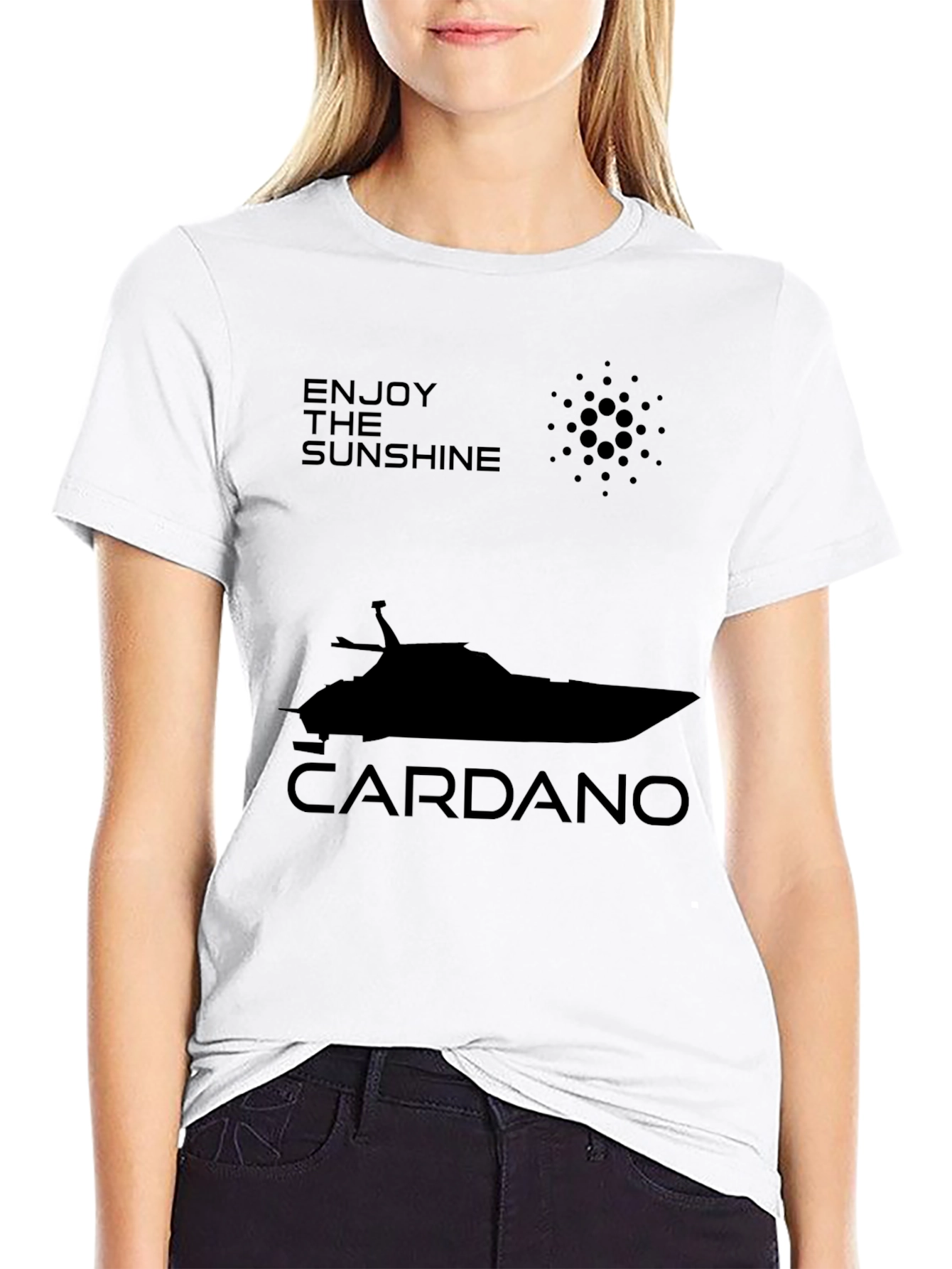Enjoy The Sunshine Cardano Boat T-Shirt