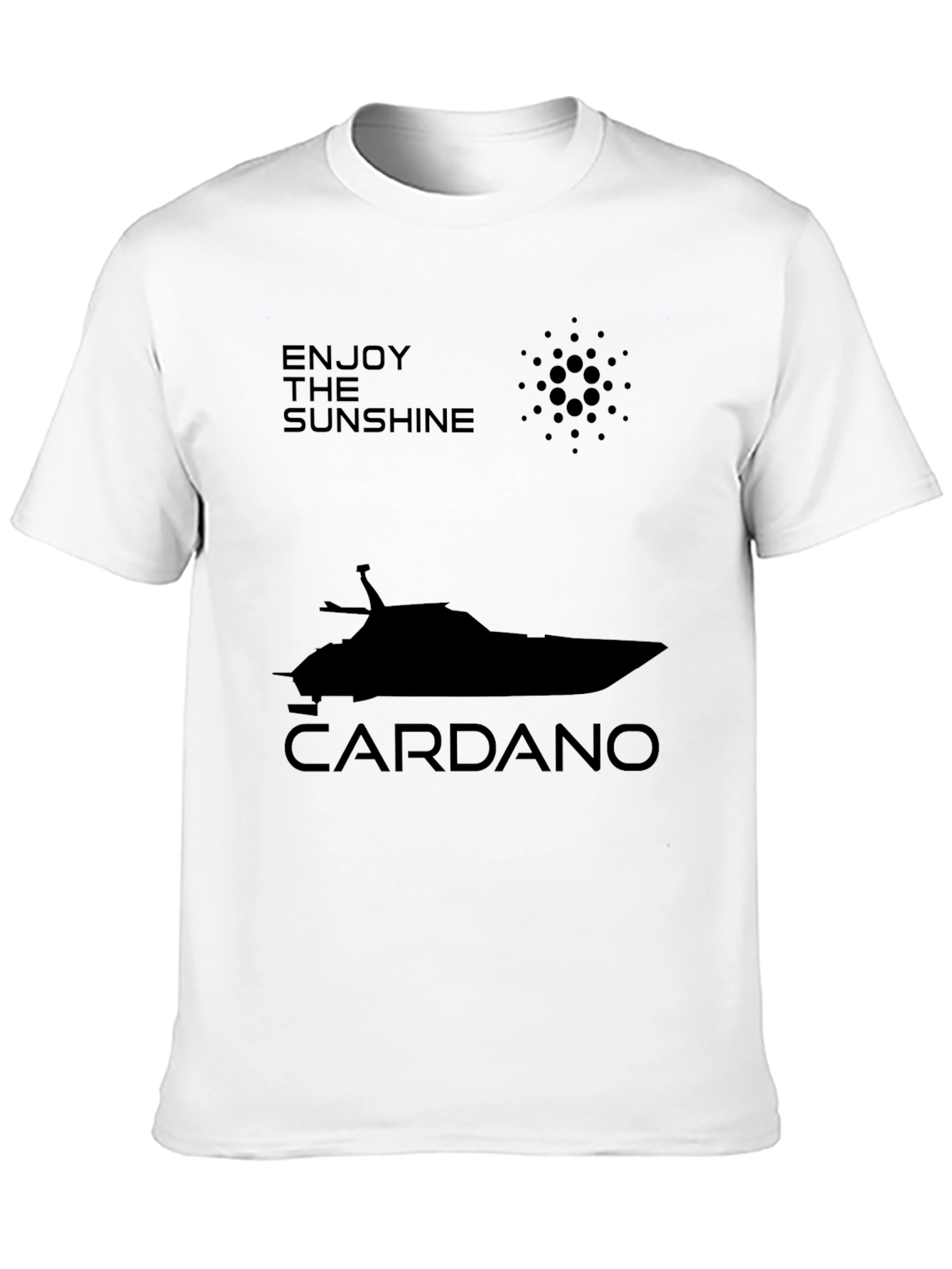Enjoy The Sunshine Cardano Boat T-Shirt