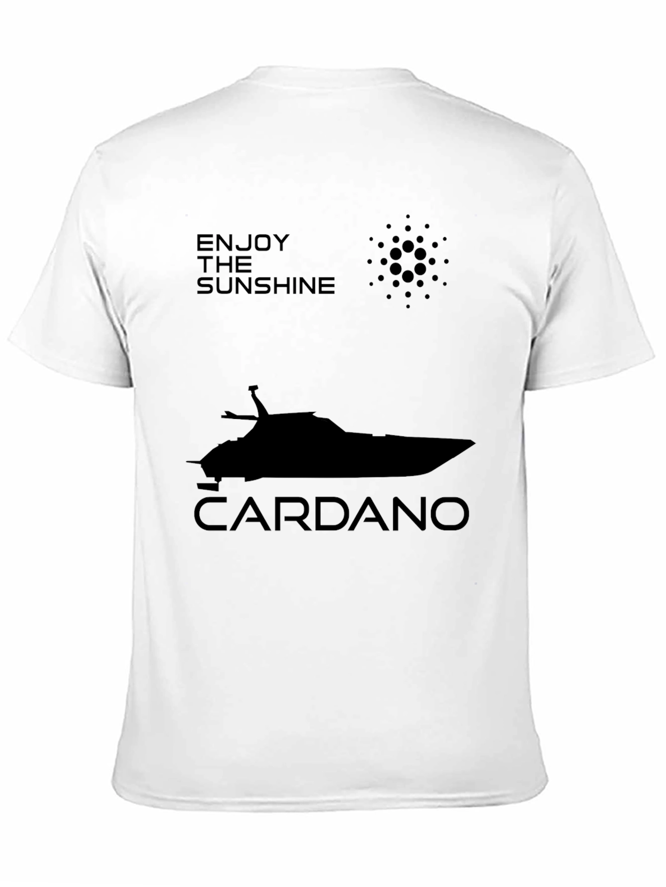 Enjoy The Sunshine Cardano Boat T-Shirt