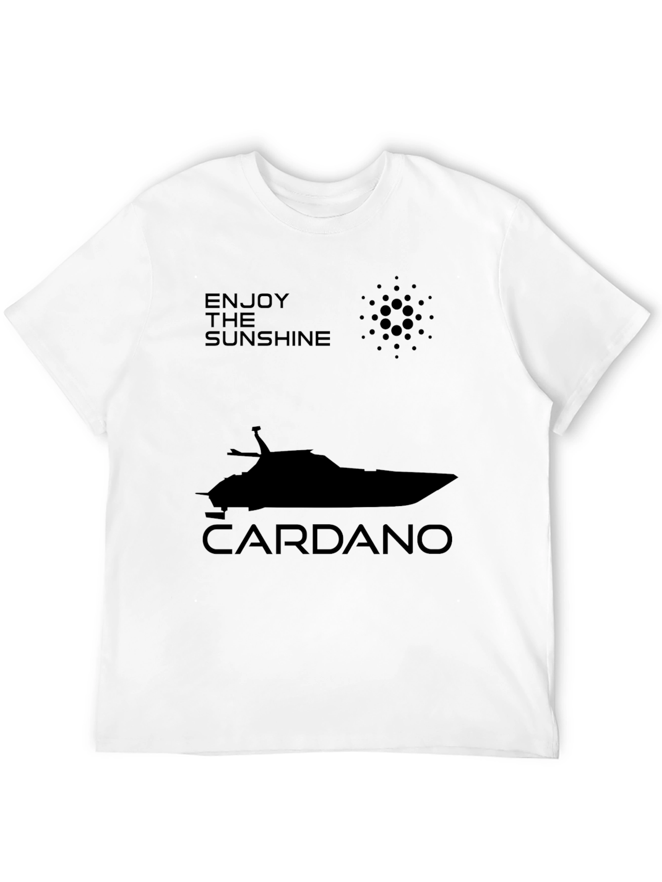 Enjoy The Sunshine Cardano Boat T-Shirt