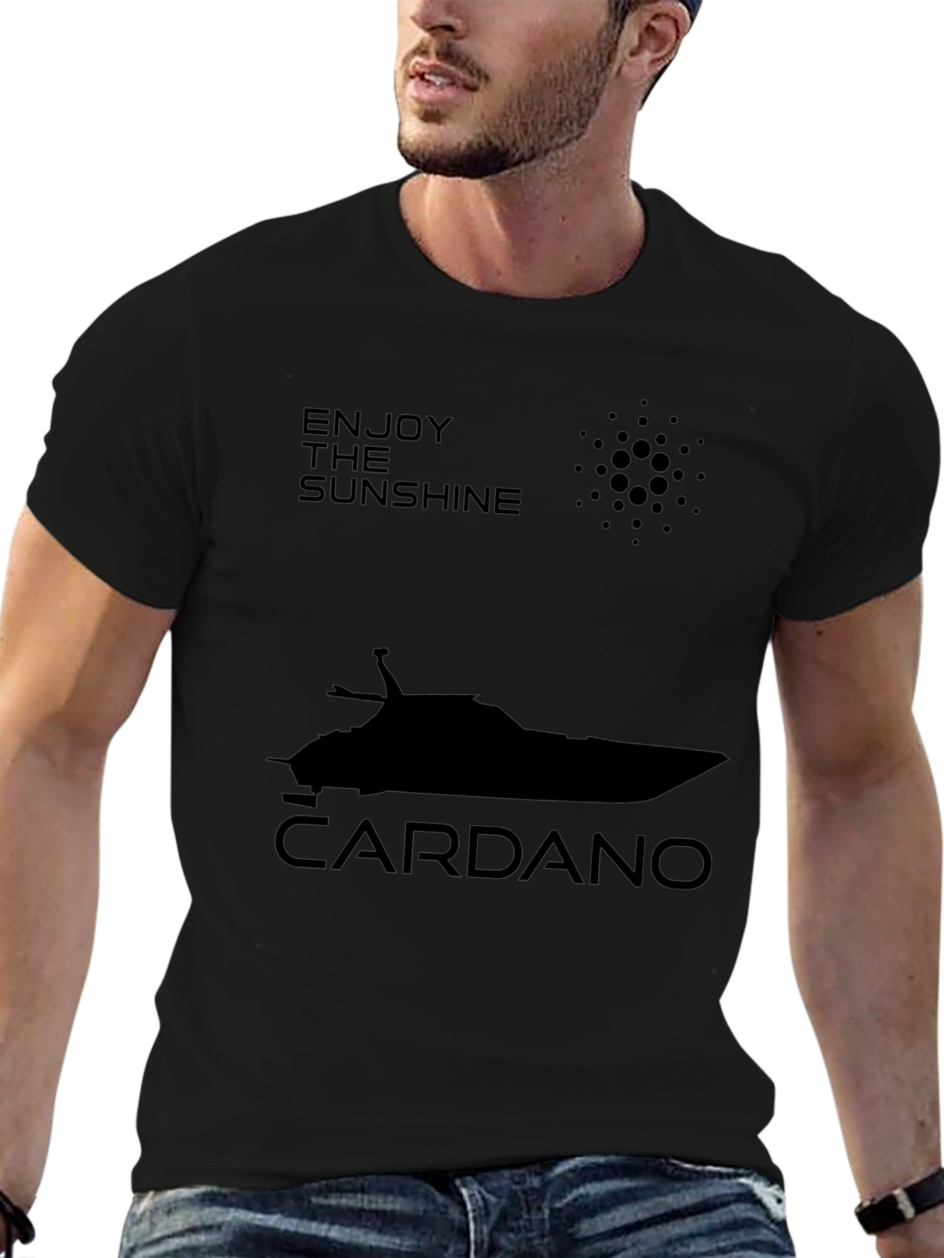 Enjoy The Sunshine Cardano Boat T-Shirt