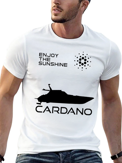 Enjoy The Sunshine Cardano Boat T-Shirt
