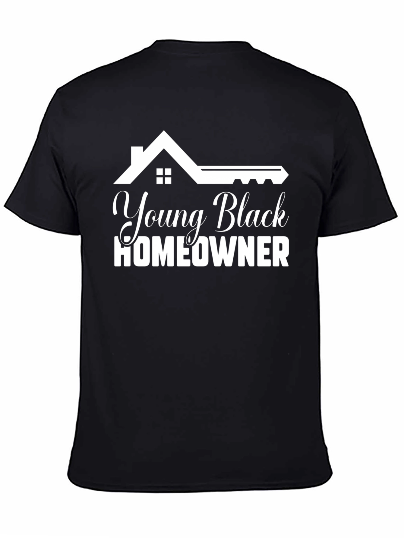 Young Black Homeowner Graphic T-Shirt