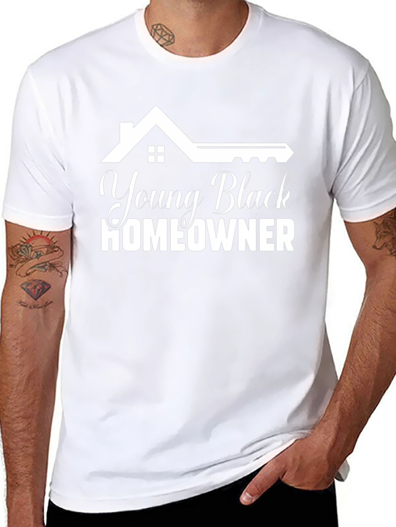 Young Black Homeowner Graphic T-Shirt