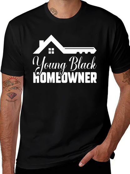 Young Black Homeowner Graphic T-Shirt