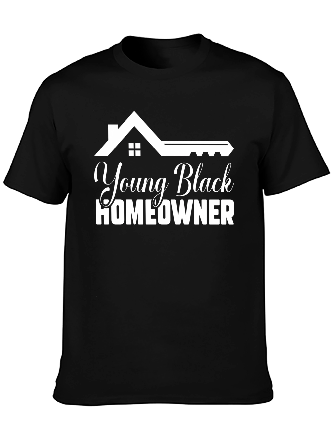 Young Black Homeowner Graphic T-Shirt