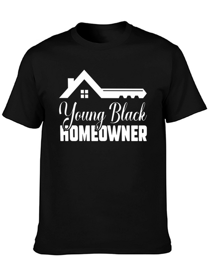 Young Black Homeowner Graphic T-Shirt