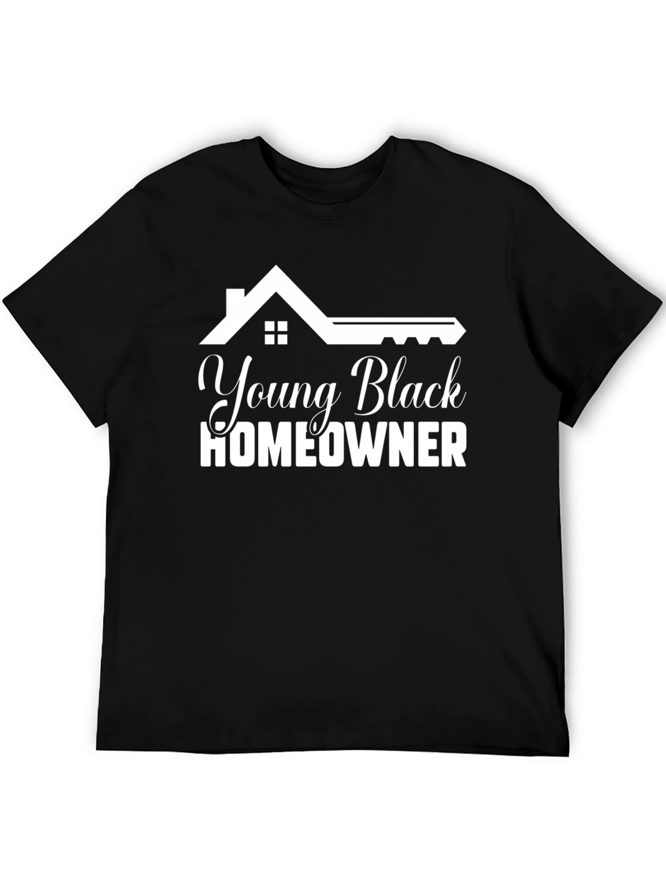 Young Black Homeowner Graphic T-Shirt