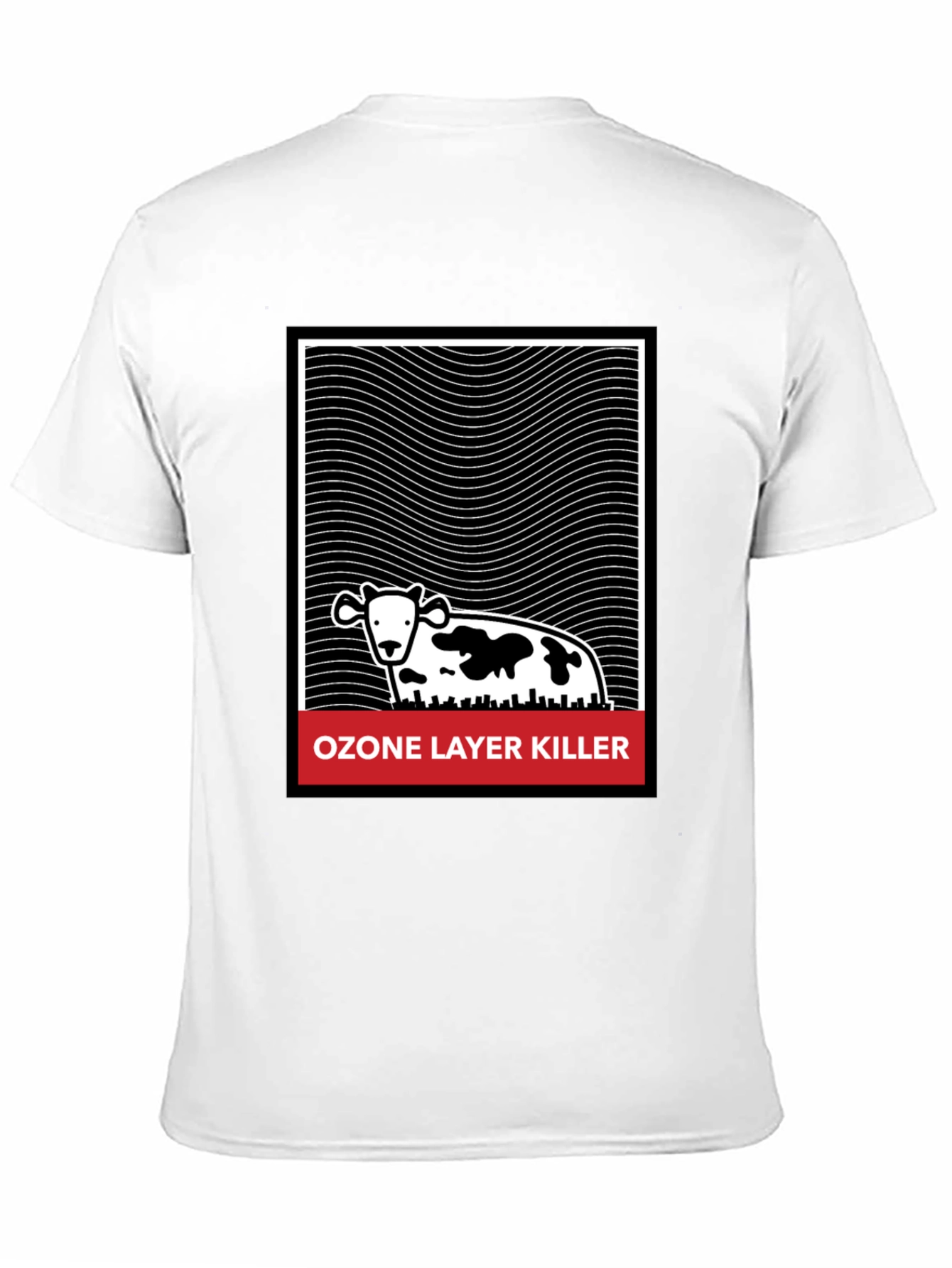 Ozone Layer Killer Graphic Tee - Black Cotton T-Shirt