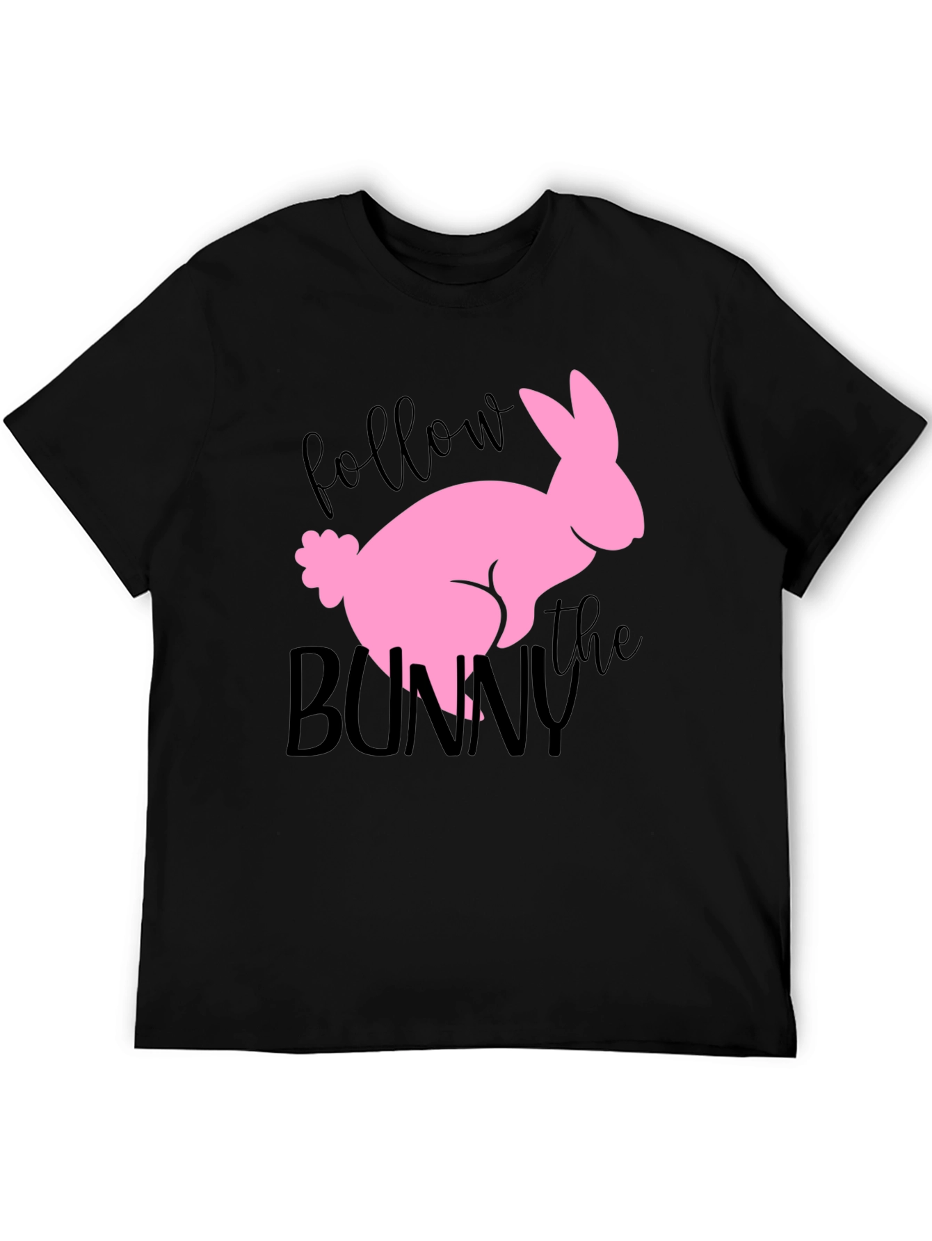 Follow the Bunny Graphic Tee - Easter Shirt