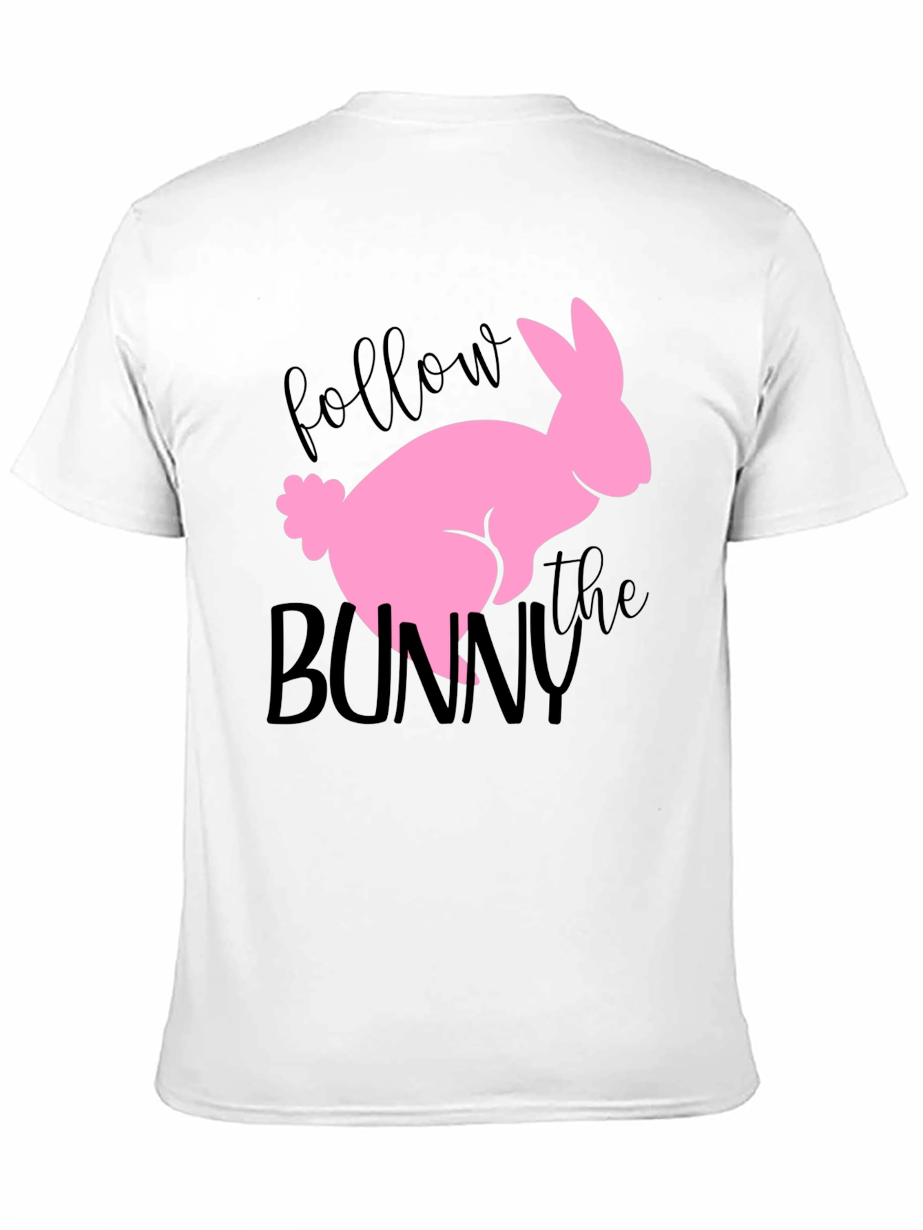 Follow the Bunny Graphic Tee - Easter Shirt