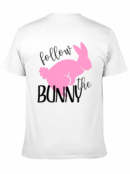 Follow the Bunny Graphic Tee - Easter Shirt