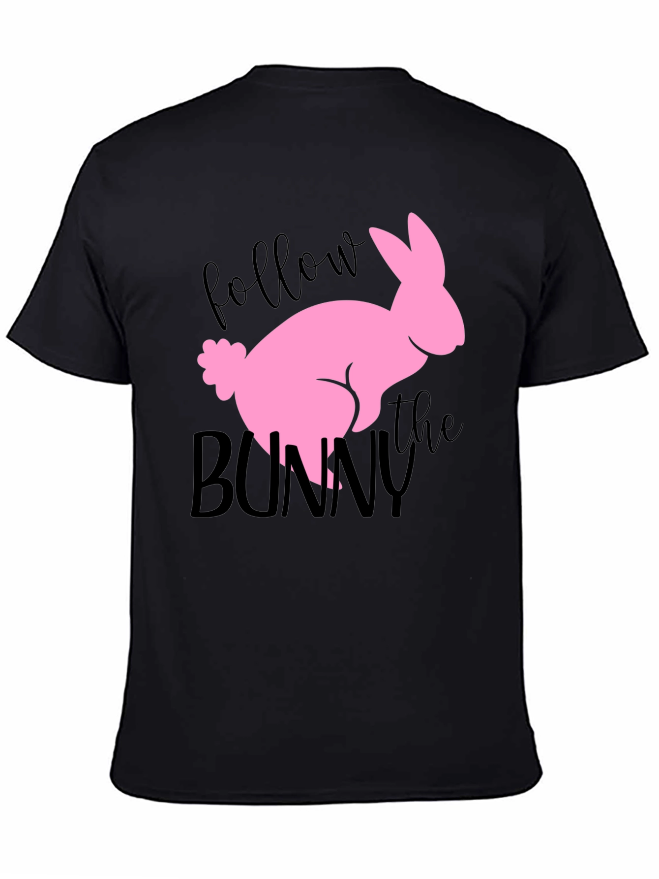 Follow the Bunny Graphic Tee - Easter Shirt
