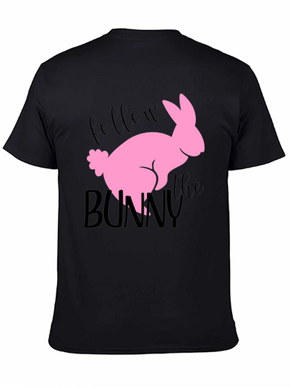 Follow the Bunny Graphic Tee - Easter Shirt
