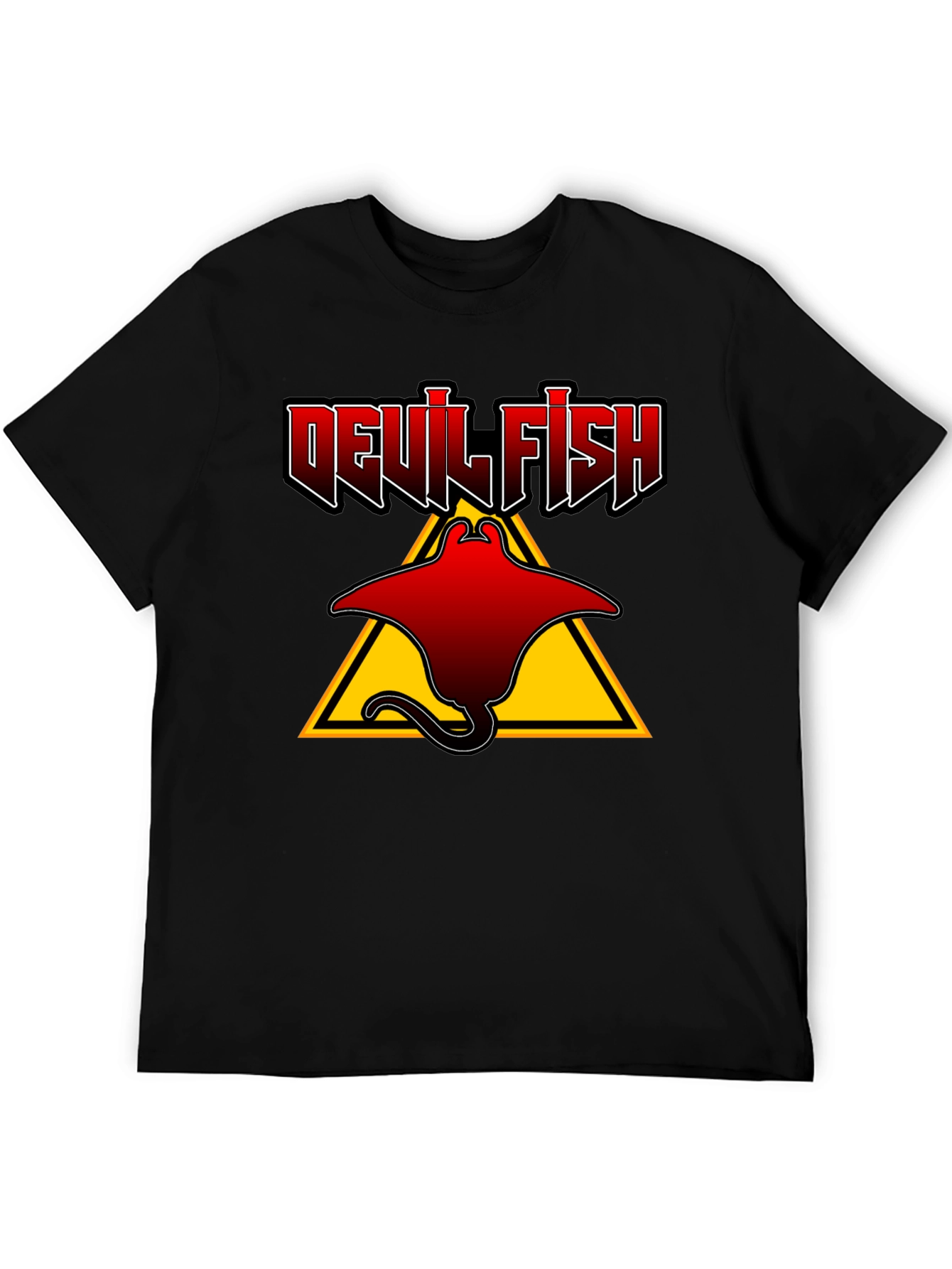 Devil Fish Graphic T-Shirt - Unique Design