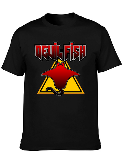Devil Fish Graphic T-Shirt - Unique Design