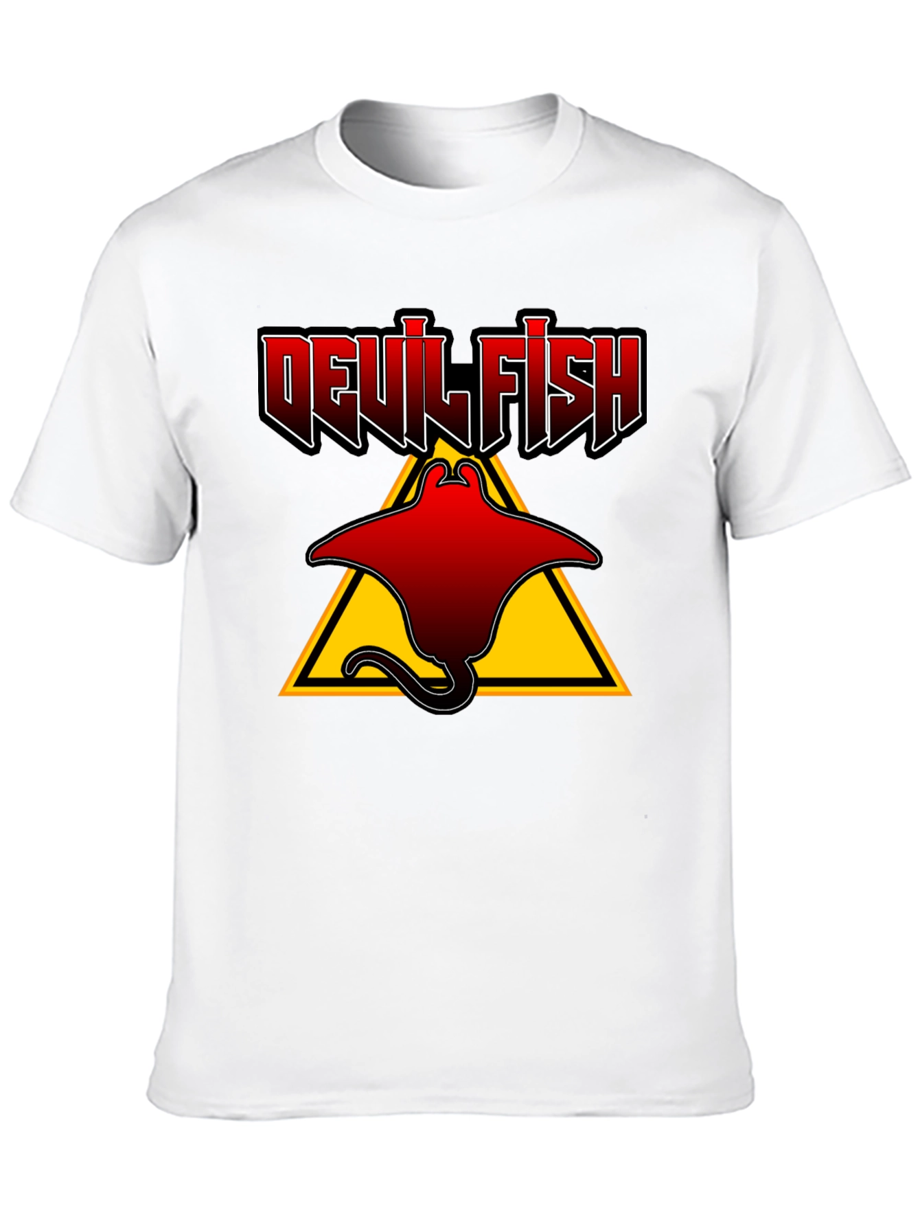 Devil Fish Graphic T-Shirt - Unique Design
