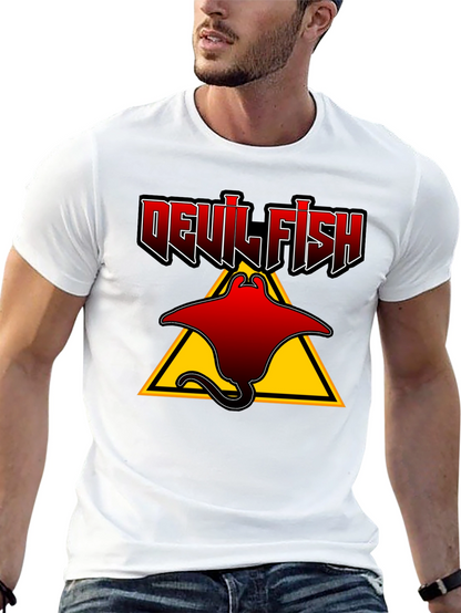 Devil Fish Graphic T-Shirt - Unique Design